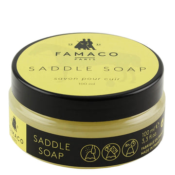 Sapone per Pulire e Rinnovare Scarpe in Pelle e Cuoio - Famaco Saddle Soap